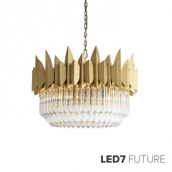Loft Industry Modern - Edge Round Chandelier